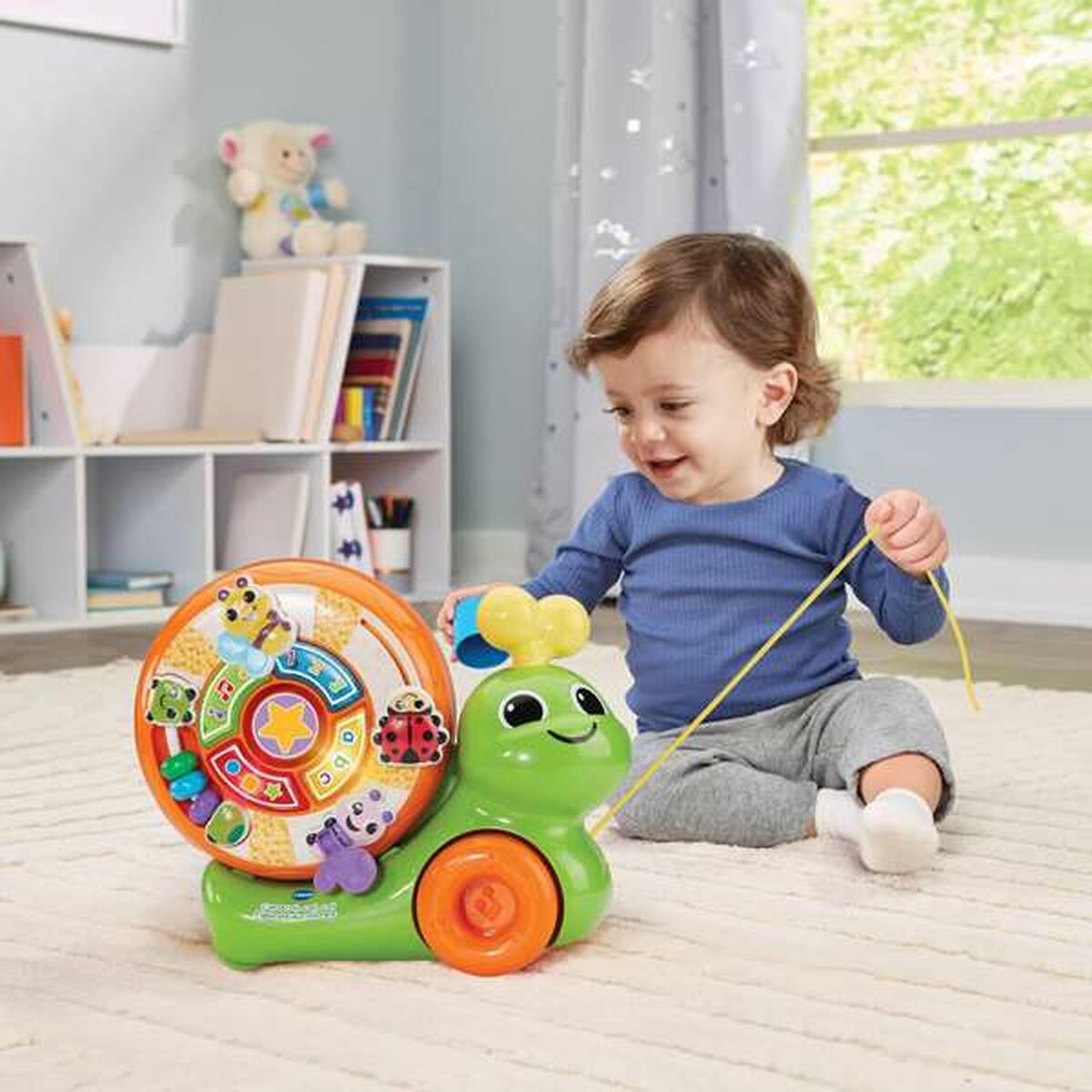 Jucărie de tras și împins Vtech Caracol - Bebelus, Jucăriile copilăriei timpurii