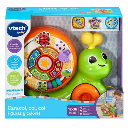 Jucărie de tras și împins Vtech Caracol - Bebelus, Jucăriile copilăriei timpurii