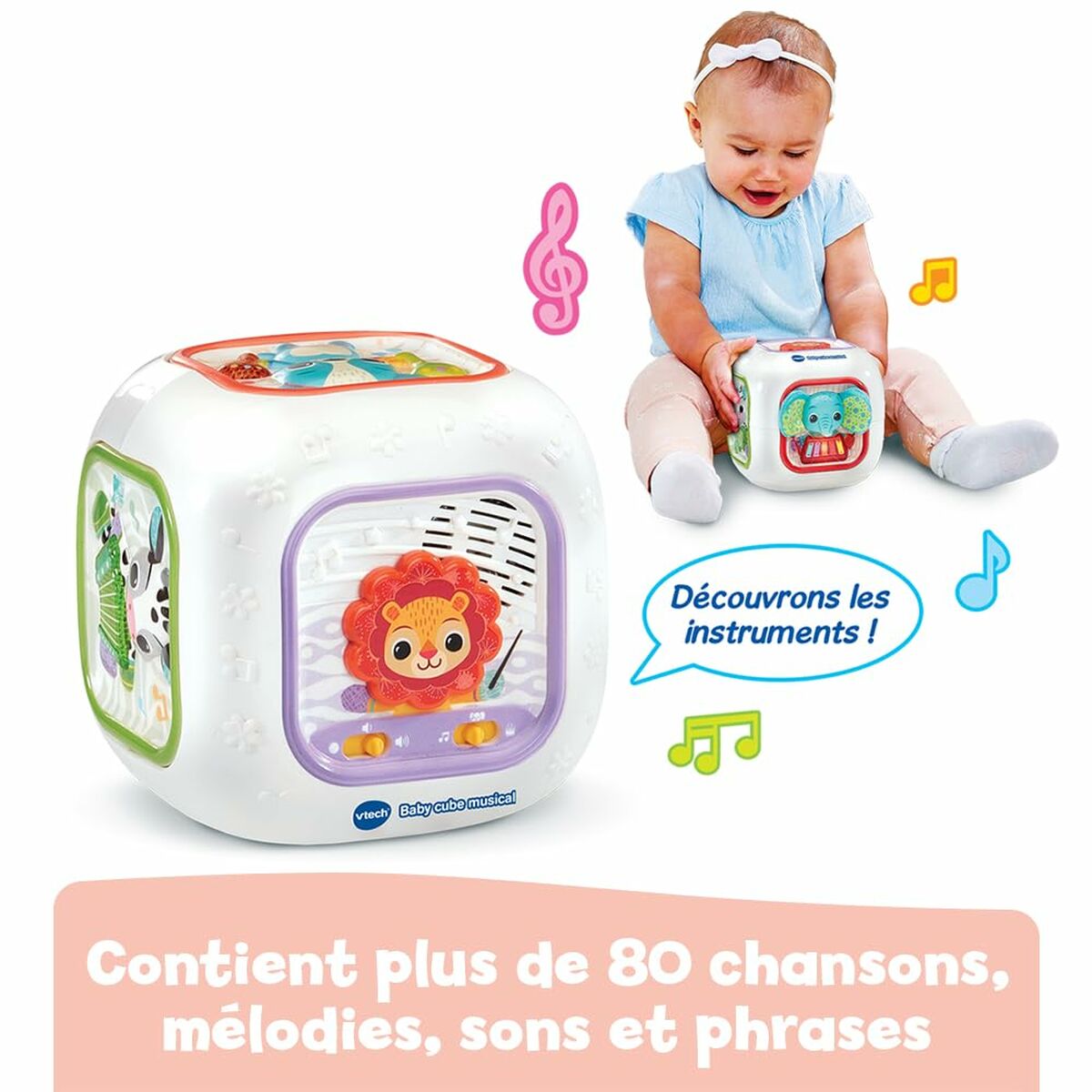 Joc din lemn Vtech Baby - Bebelus, Jucăriile copilăriei timpurii