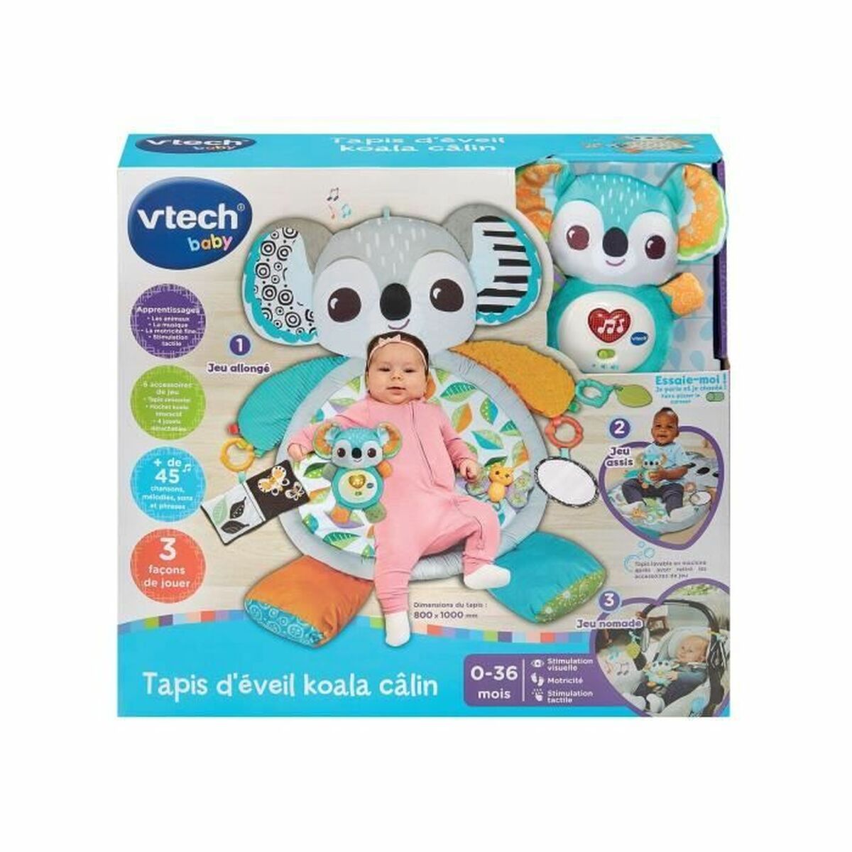 Centru de activităţi Vtech Baby Koala Cuddle Activity Mat - Bebelus, Jucăriile copilăriei timpurii