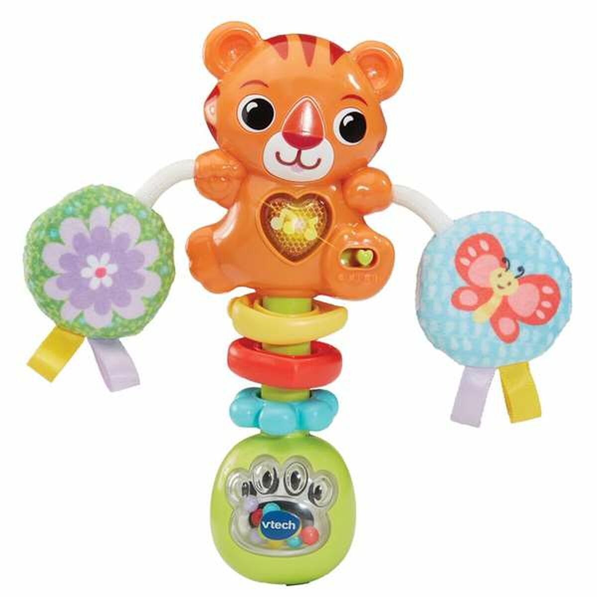 Zornăitoare Vtech 18,4 x 16 x 4,7 cm Tigru - Bebelus, Jucăriile copilăriei timpurii