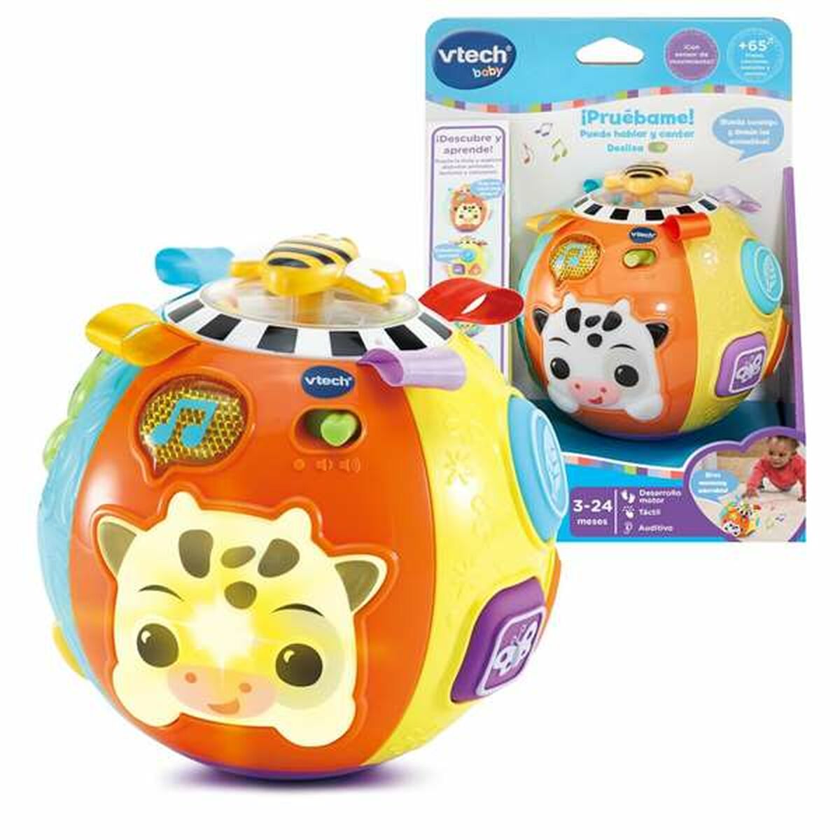 Jucărie muzicală Vtech 12,6 x 12,6 x 12,6 cm - Bebelus, Jucăriile copilăriei timpurii