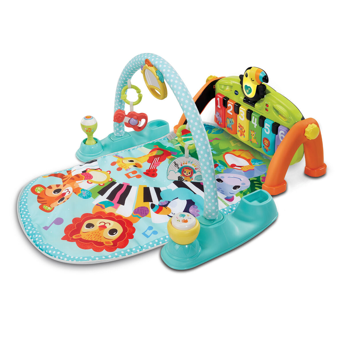 Saltea de joacă Vtech Baby Tap Tap Carton Plastic Pian - Bebelus, Activitate și divertisment