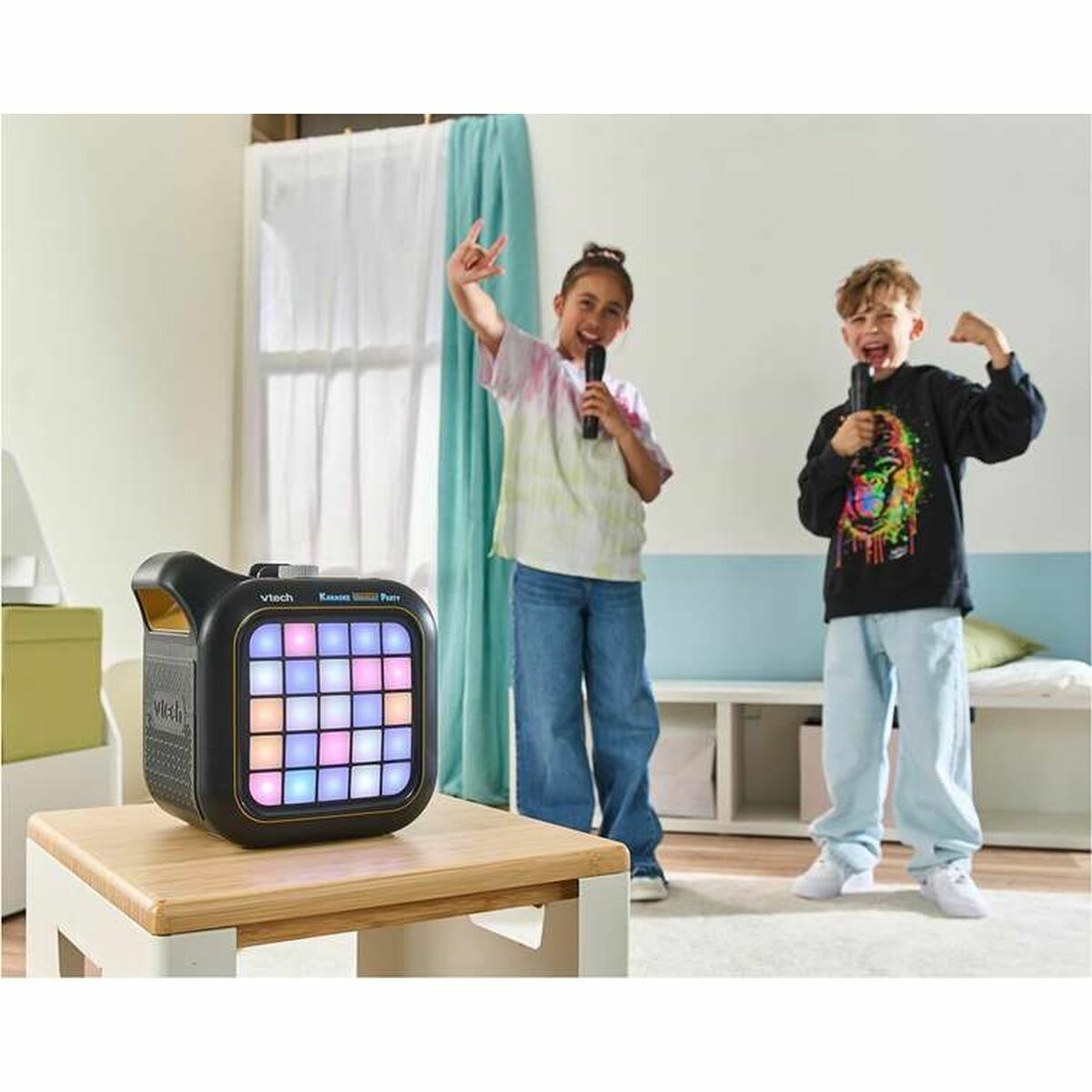 Difuzor Bluetooth cu Microfon Karaoke Vtech Duo Golden edition - Jucarii si jocuri, Jucării electronice