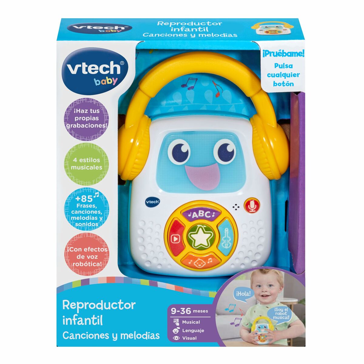 Jucărie interactivă Vtech 15 x 5,5 x 19 cm - Bebelus, Jucăriile copilăriei timpurii