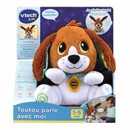 Jucărie de Pluș cu Sunet Vtech Baby Doggie Talks With Me FR Multicolor (1 Piese) - Jucarii si jocuri, Jucării de pluș