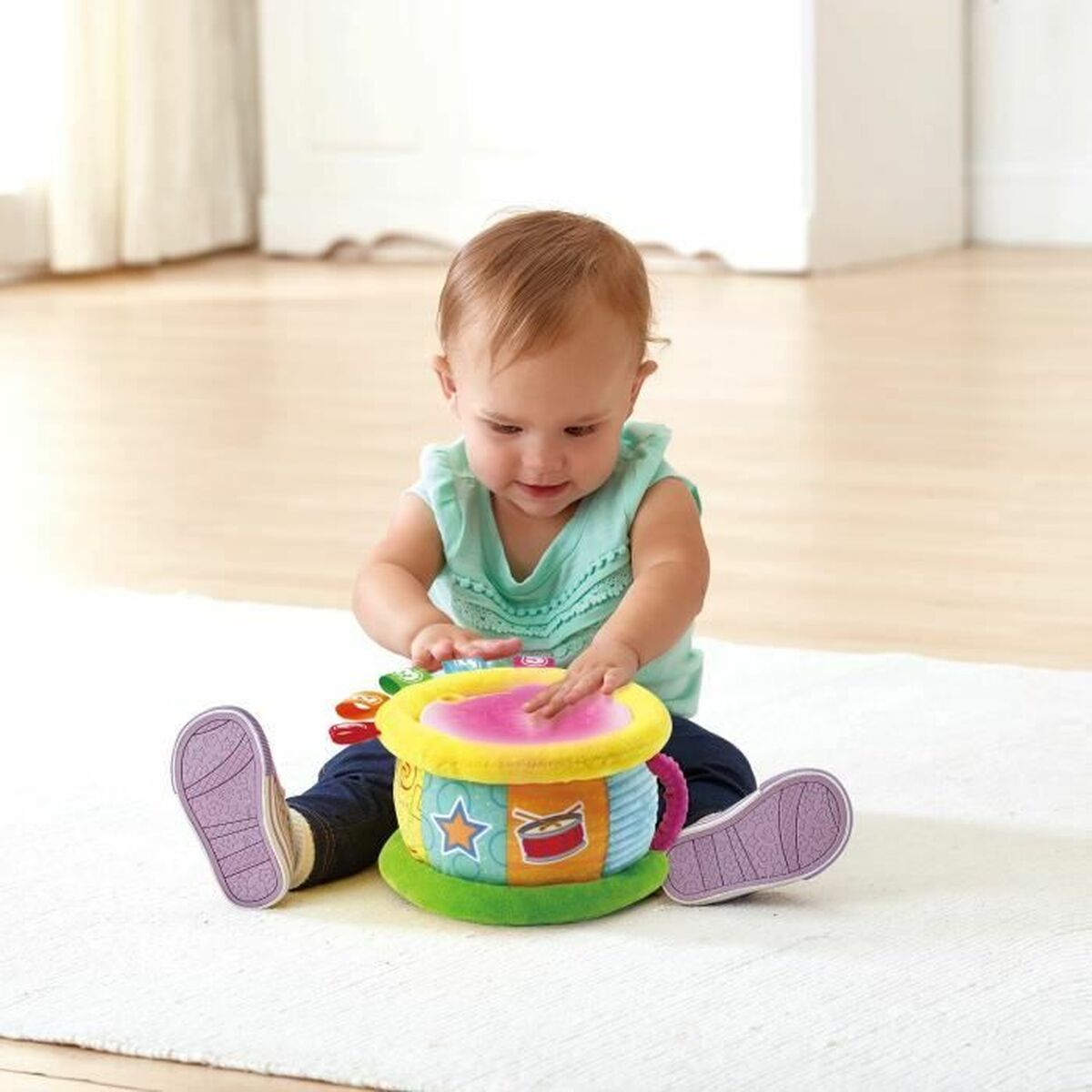 Cilindru Vtech Baby Tambour Lumi Magique (FR) Plastic (1 Piese) - Jucarii si jocuri, Instrumente muzicale pentru copii