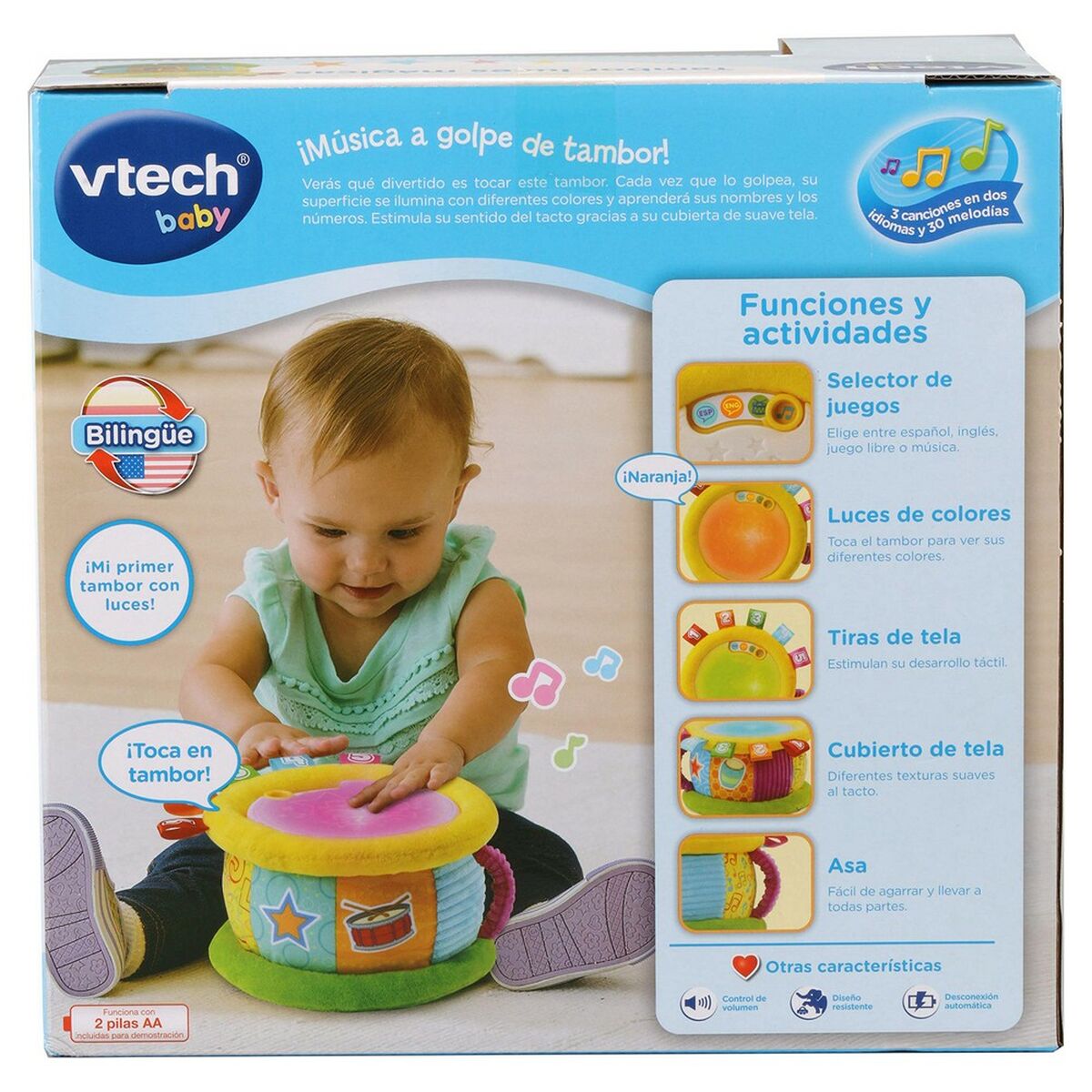 Jucărie interactivă Vtech Baby Cilindru (ES-EN) - Bebelus, Jucăriile copilăriei timpurii