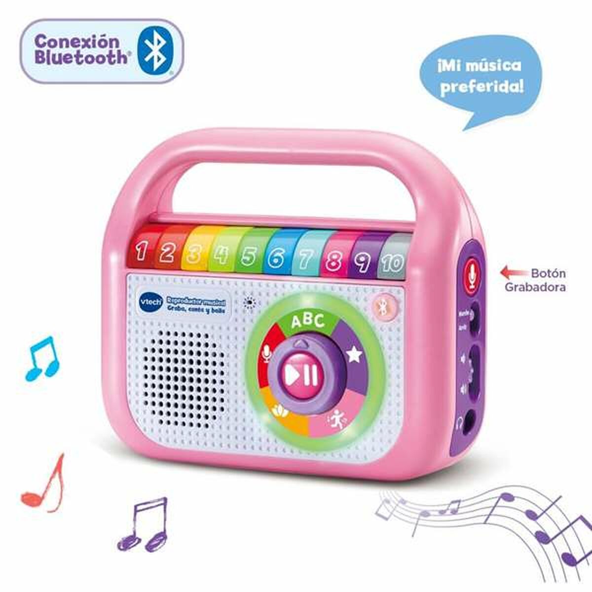 Jucărie muzicală Vtech 14,8 x 17,5 x 6 cm - Bebelus, Jucăriile copilăriei timpurii