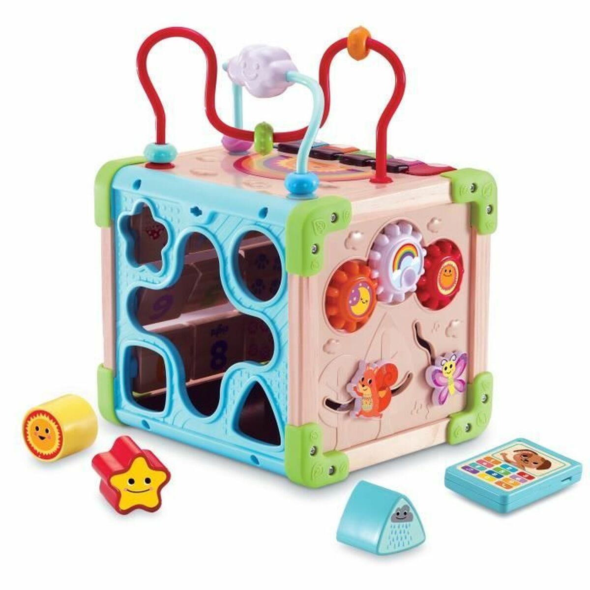 Centru de activităţi Vtech Baby 80-617105 Maro Multicolor - Bebelus, Jucăriile copilăriei timpurii