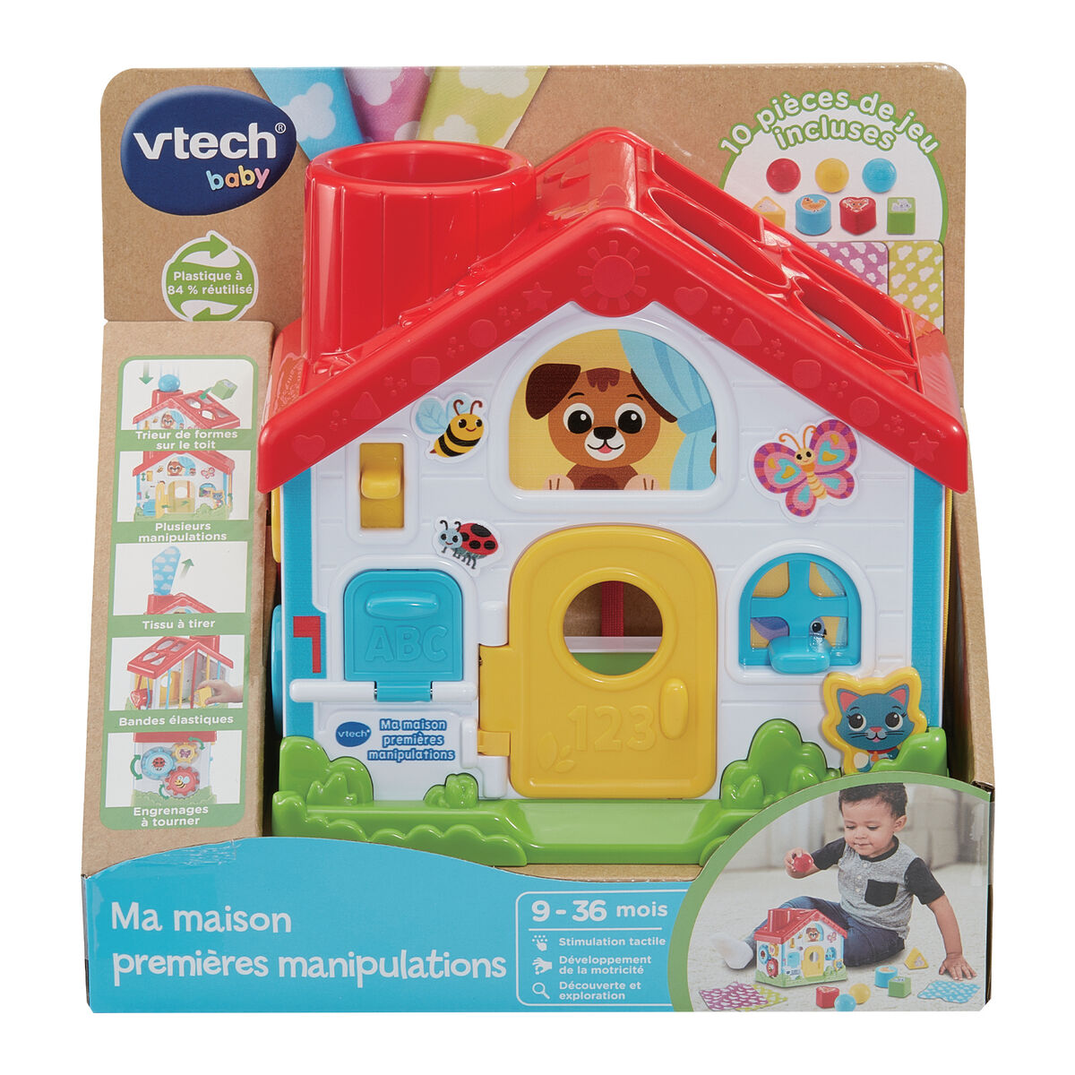 Joc din lemn Vtech Baby - Bebelus, Jucăriile copilăriei timpurii
