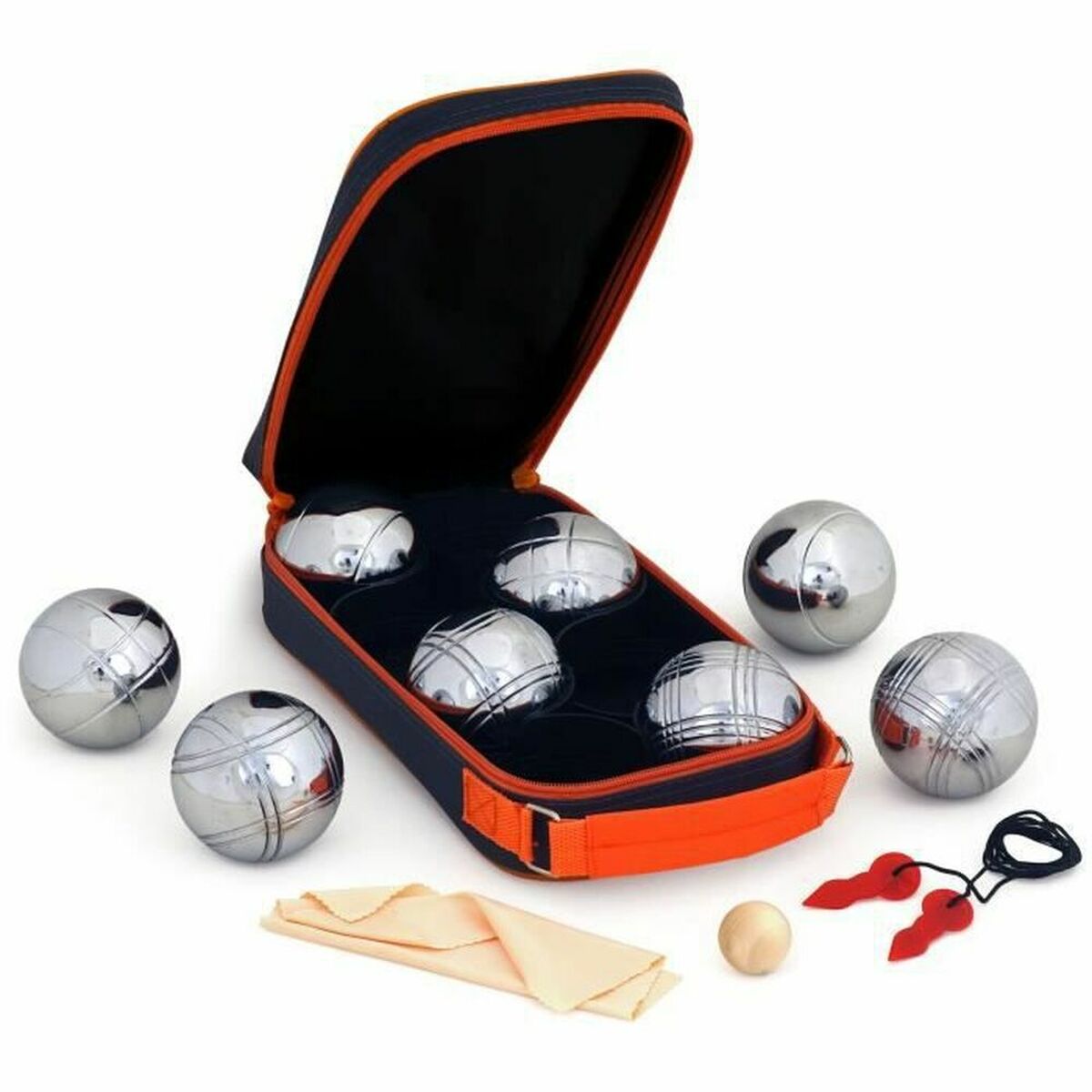 Set cu bile joc Petanque K-Ro Space Quadrette - Sport și în aer liber, Sporturi recreative