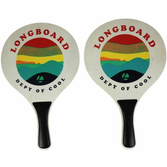 Palete de Plajă cu Minge Longboard Multicolor (2 Unități) - Jucarii si jocuri, În aer liber și sport