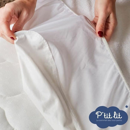 Protector de pătuț P'TIT LIT 70 x 140 cm Alb 25 Piese (25 Unități) - Bebelus, Dormitor