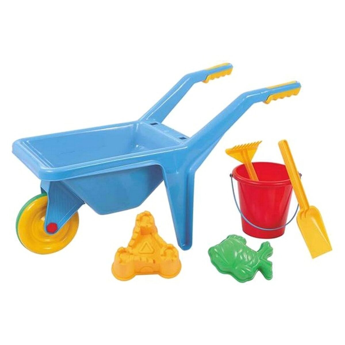 Set de Roabă de Plajă cu Accesorii AVC 13078 (6 pcs) 63 x 34 x 30 cm - Jucarii si jocuri, În aer liber și sport