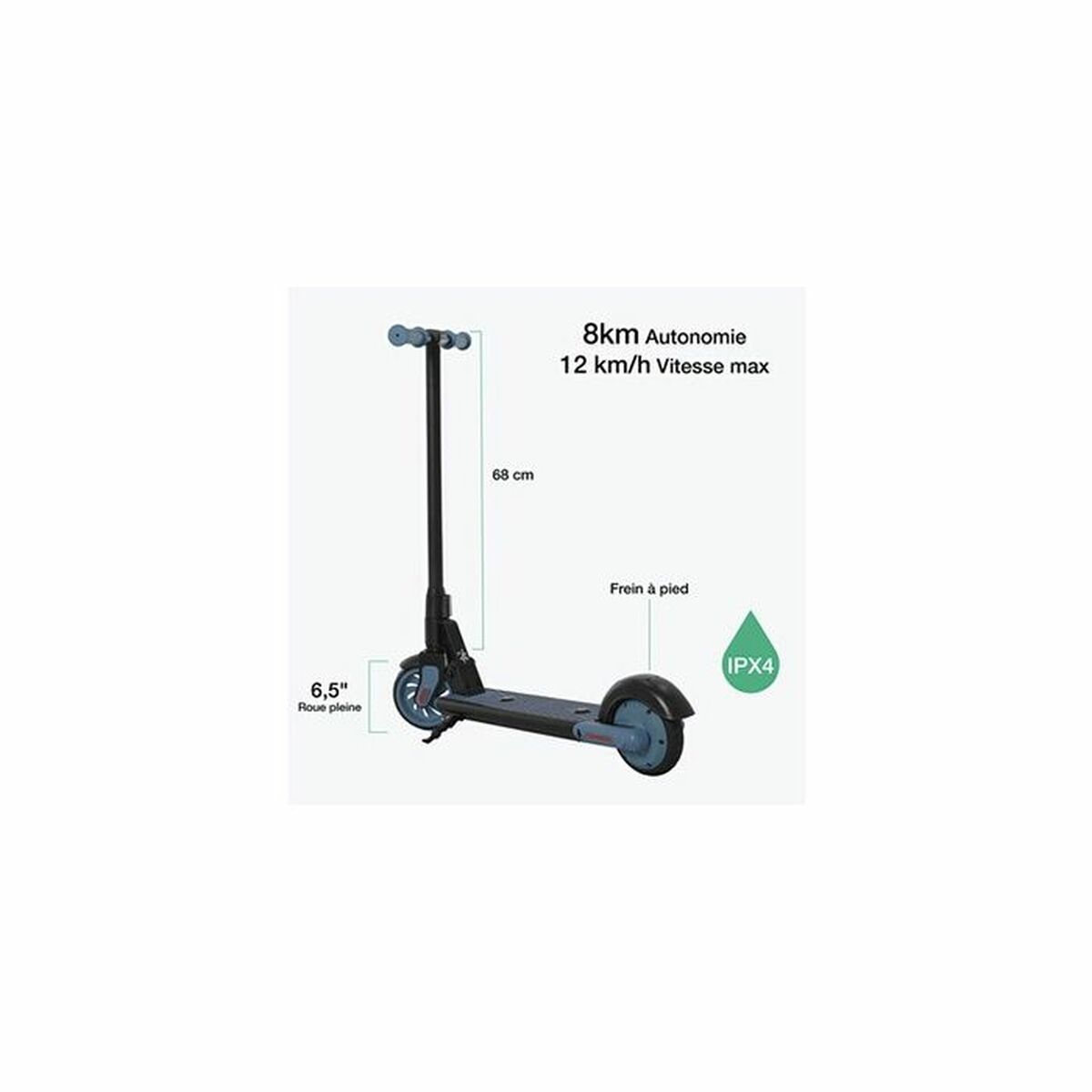 Trotinetă Electrică Wispeed 150 W Albastru - Sport și în aer liber, Mobilitate urbană