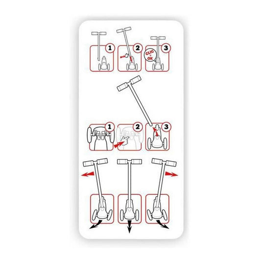 Trotinetă Stamp STA3496271230067 Roz - Sport și în aer liber, Mobilitate urbană