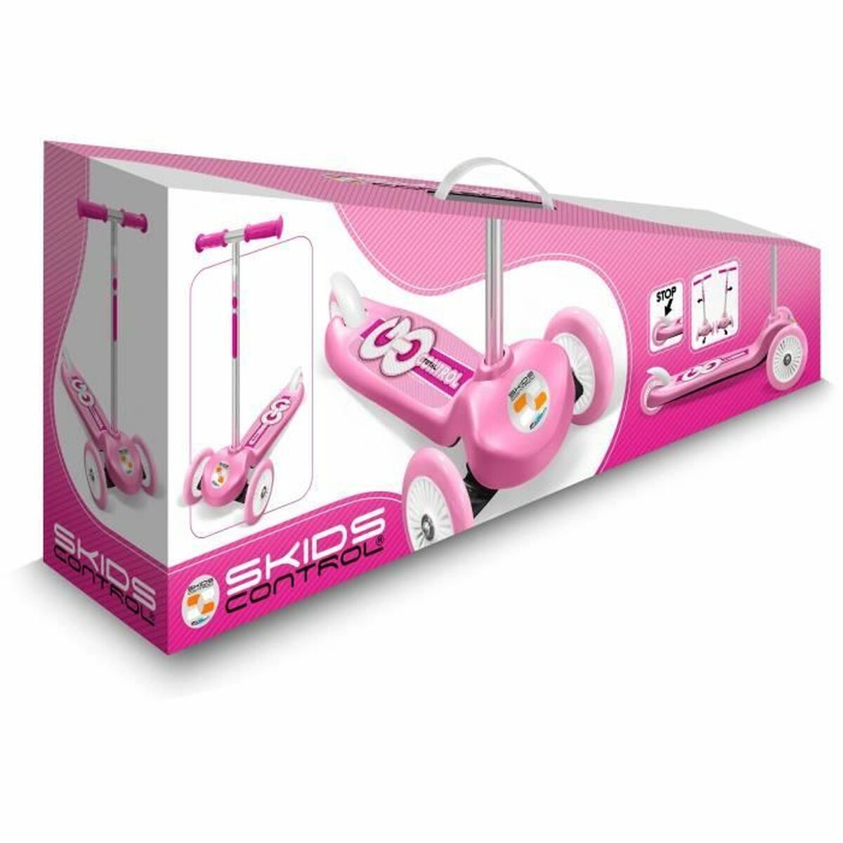 Trotinetă Stamp SKIDS CONTROL Roz - Sport și în aer liber, Mobilitate urbană