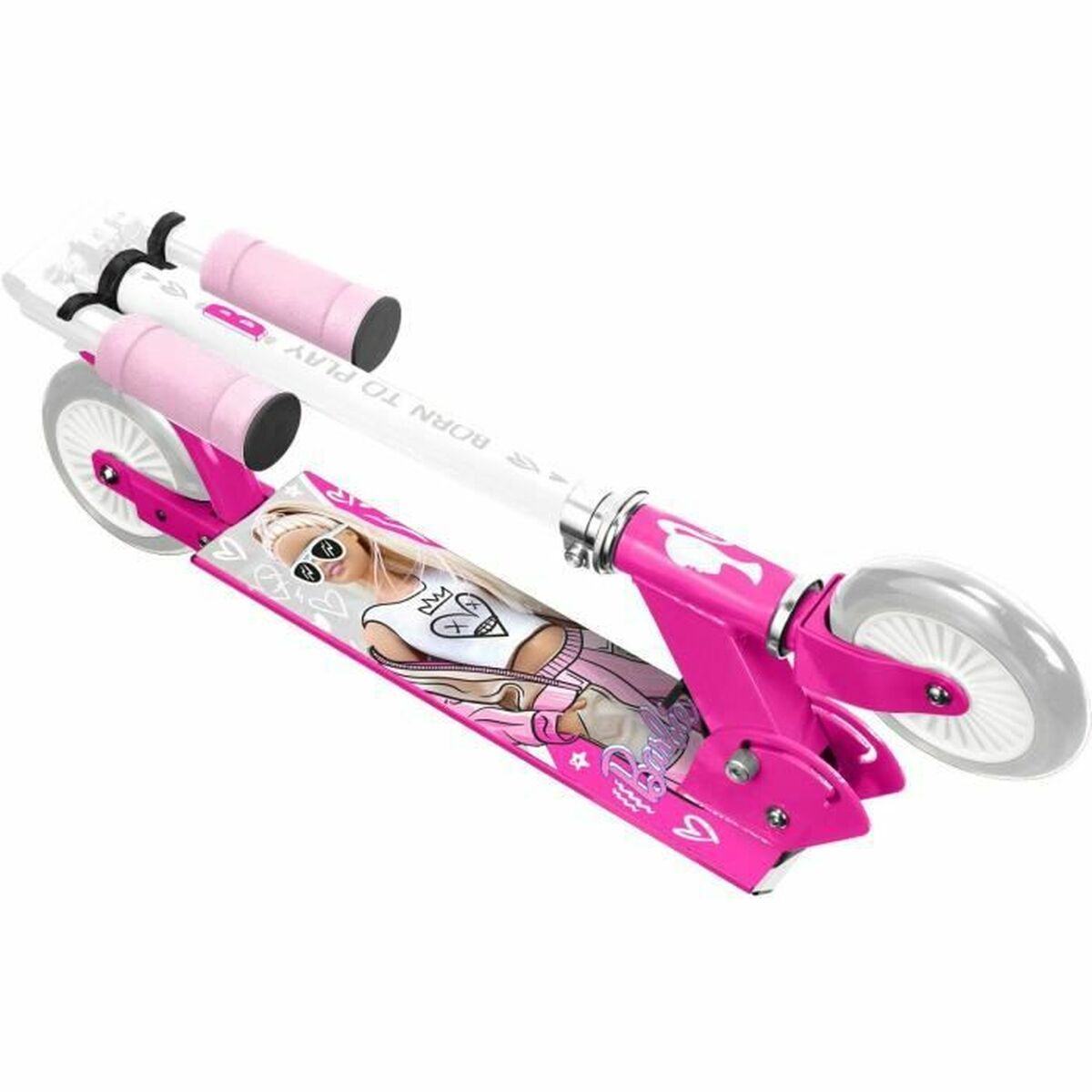 Trotinetă Barbie Roz Aluminiu - Sport și în aer liber, Mobilitate urbană
