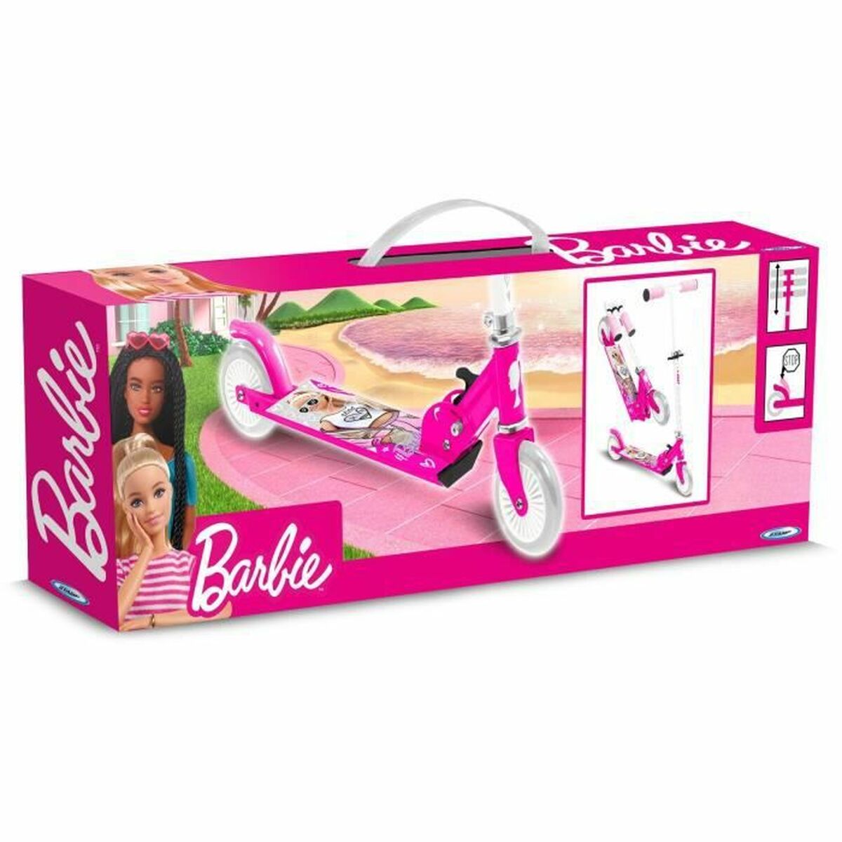 Trotinetă Barbie Roz Aluminiu - Sport și în aer liber, Mobilitate urbană