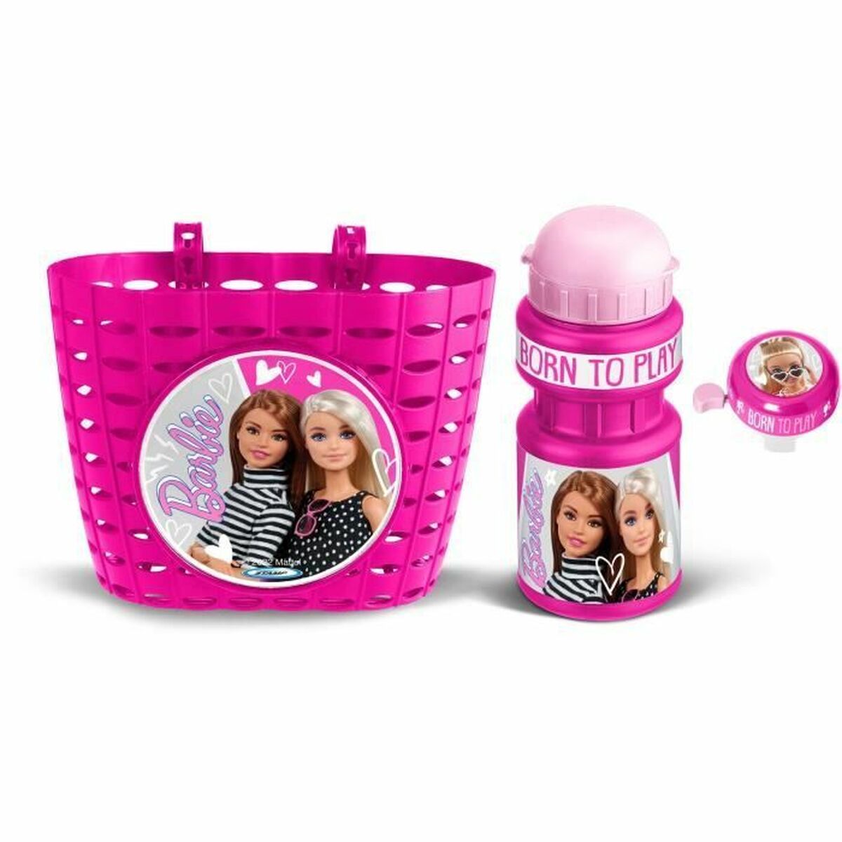 Coș de bicicletă pentru copii Mattel Barbie - Sport și în aer liber, Ciclism