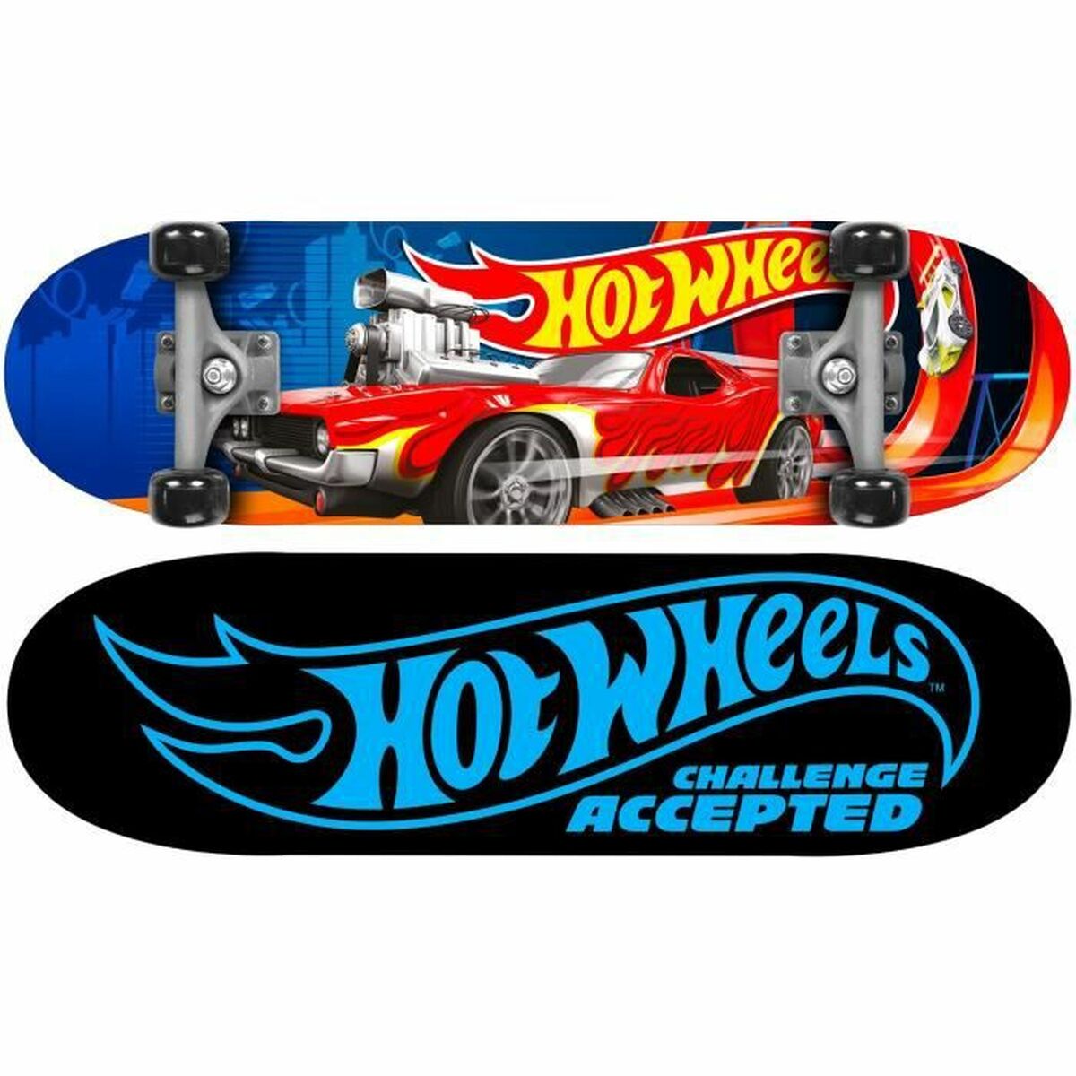 Skate Hot Wheels Stamp 28" - Jucarii si jocuri, În aer liber și sport