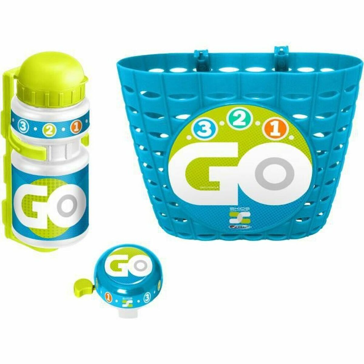 Set de accesorii Stamp Skids Control Combo Ciclism Albastru - Sport și în aer liber, Ciclism