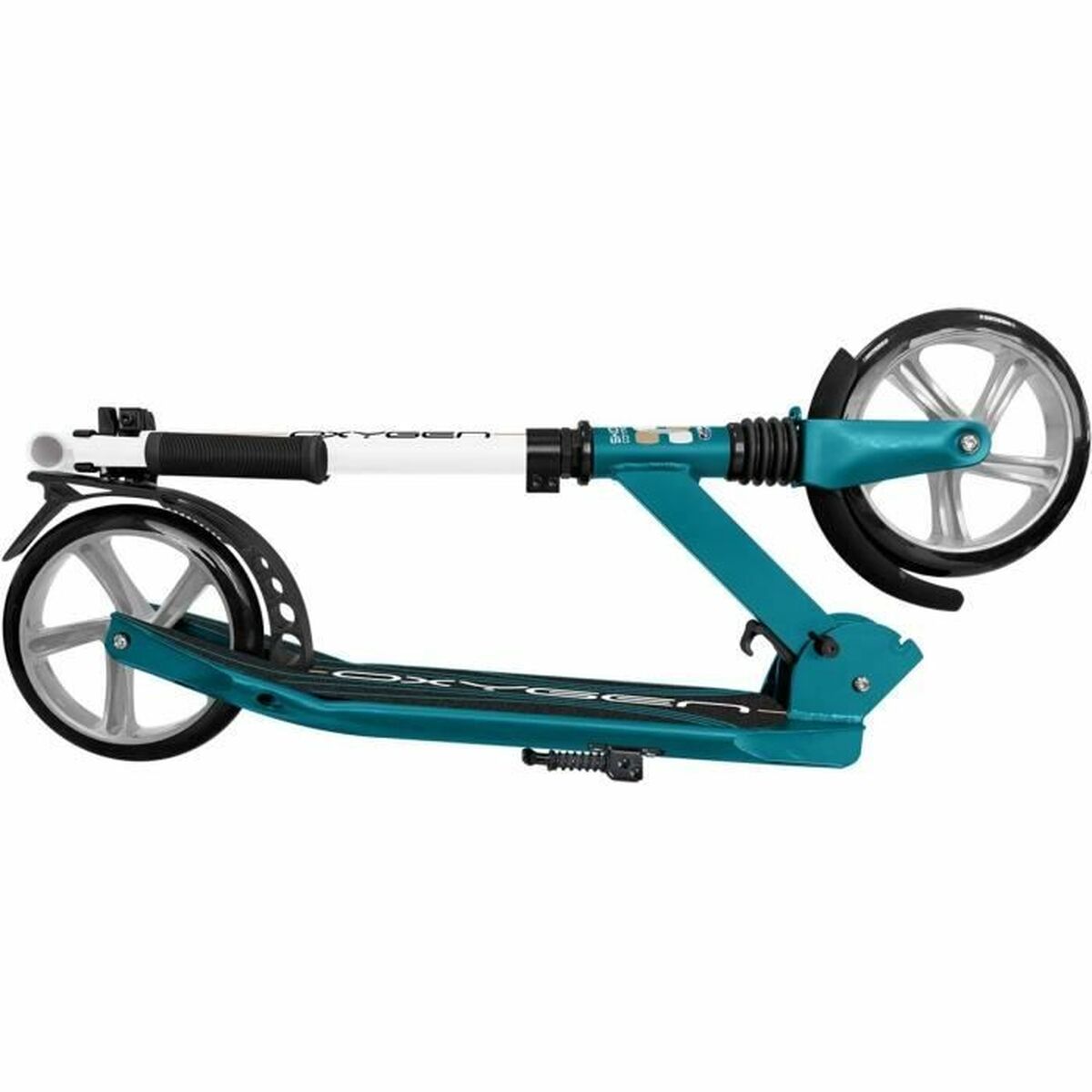 Trotinetă Stamp Oxygen Negru/Albastru Verde - Sport și în aer liber, Mobilitate urbană