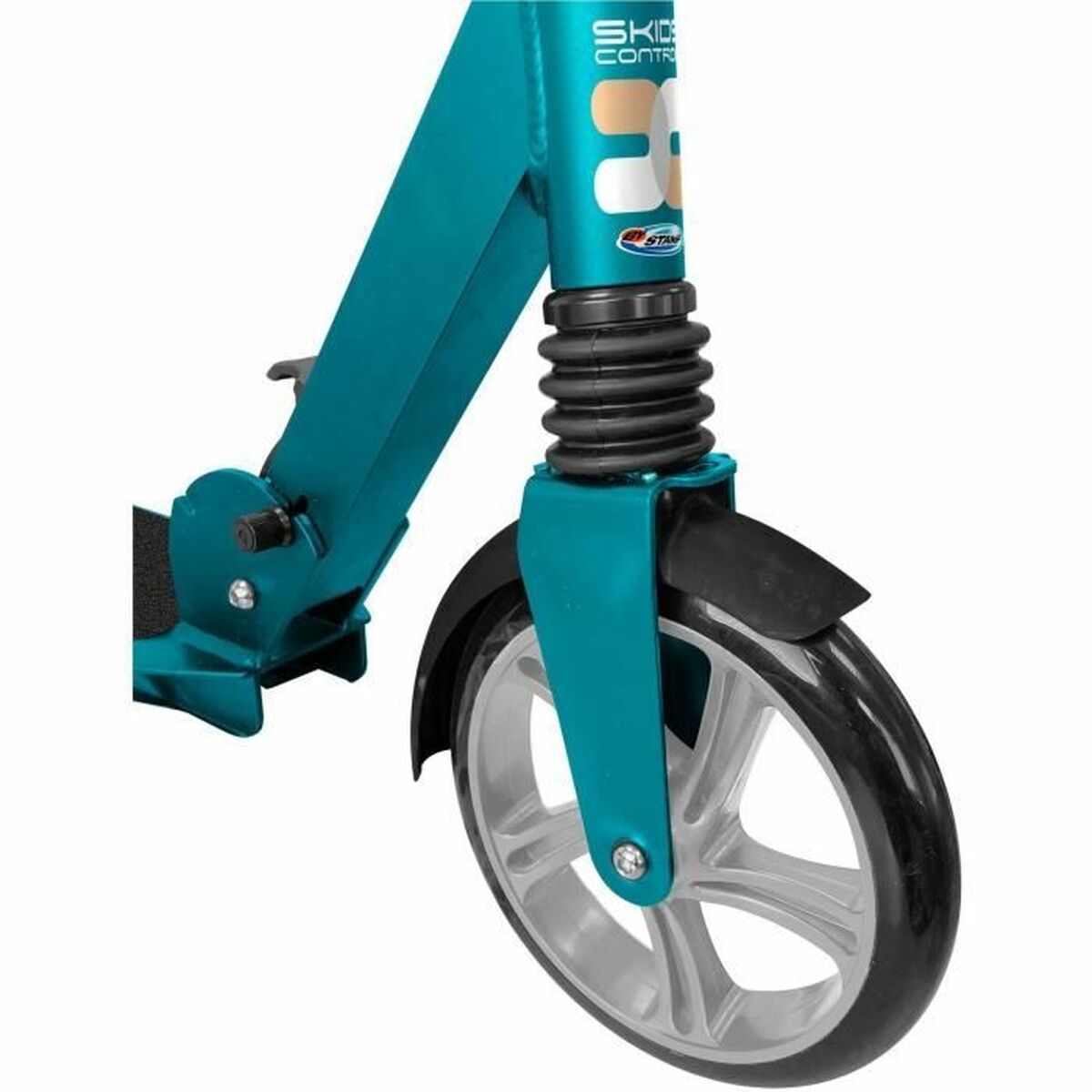 Trotinetă Stamp Oxygen Negru/Albastru Verde - Sport și în aer liber, Mobilitate urbană