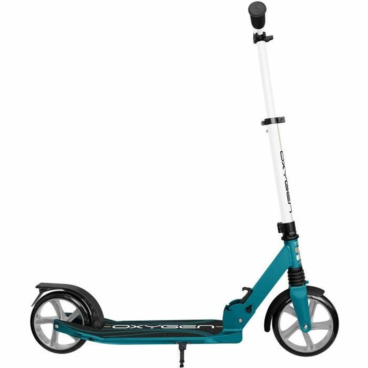Trotinetă Stamp Oxygen Negru/Albastru Verde - Sport și în aer liber, Mobilitate urbană