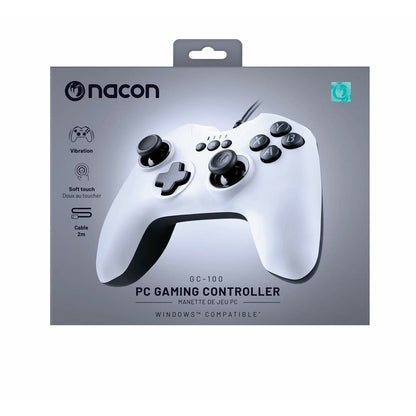 Joystick-ul consolei de jocuri video Nacon PCGC-100WHITE - Tehnică de calcul, Accesorii