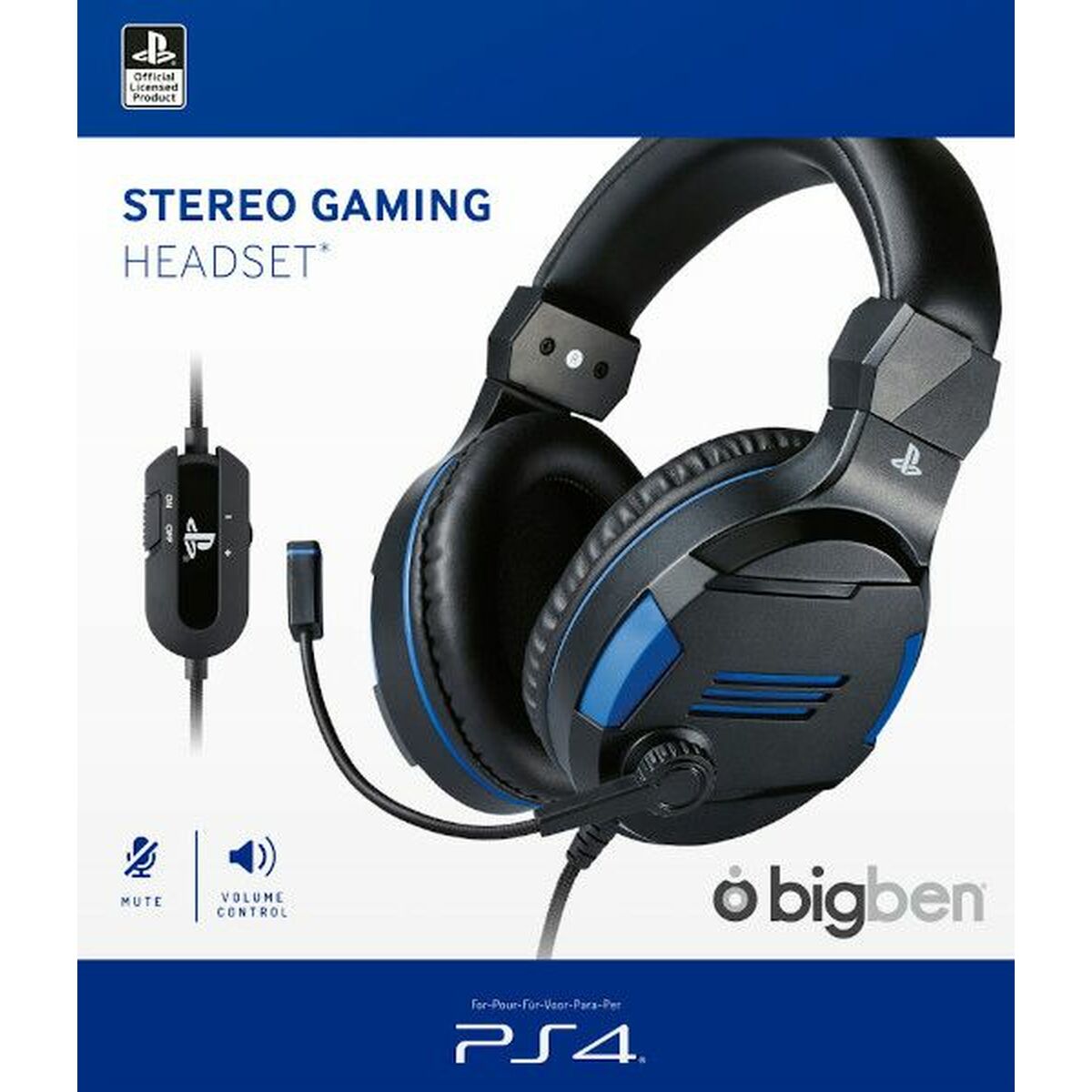 Căști cu Microfon Gaming Nacon PS4OFHEADSETV3 - Electronică, Joc video