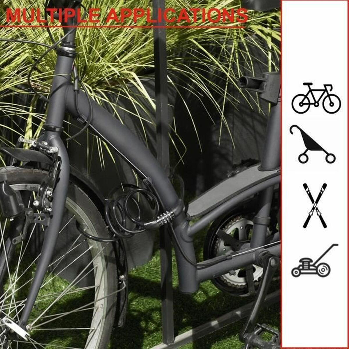 Lanț cu lacăt Master Lock - Sport și în aer liber, Ciclism