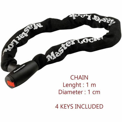 Lanț cu lacăt Master Lock - Sport și în aer liber, Ciclism