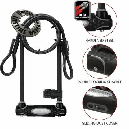 Lacăt cu cheie Master Lock Negru - Sport și în aer liber, Ciclism