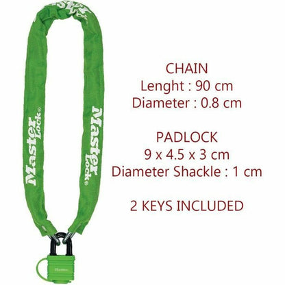 Lanț cu lacăt Master Lock - Sport și în aer liber, Ciclism