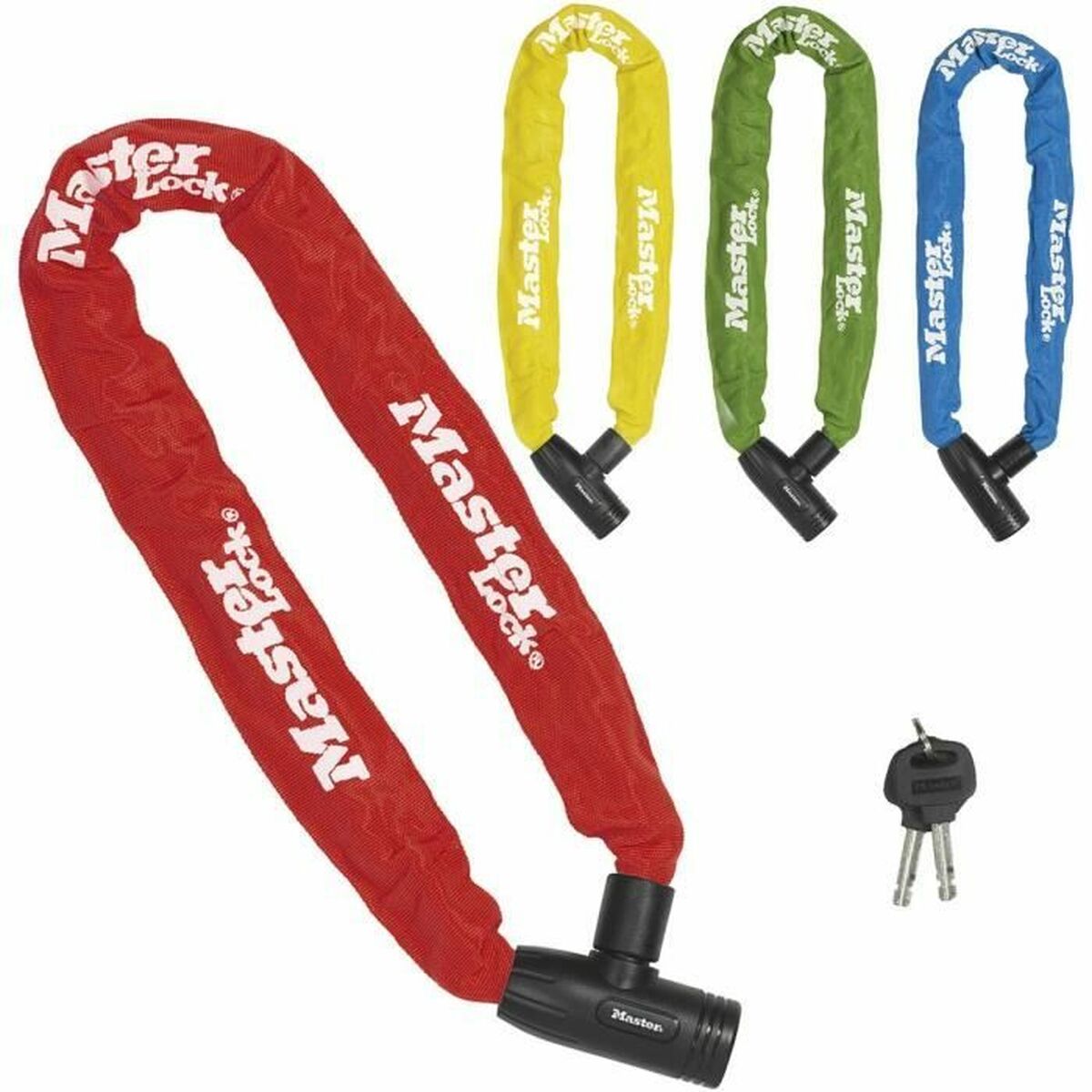 Lacăt cu cheie Master Lock Albastru - Sport și în aer liber, Ciclism