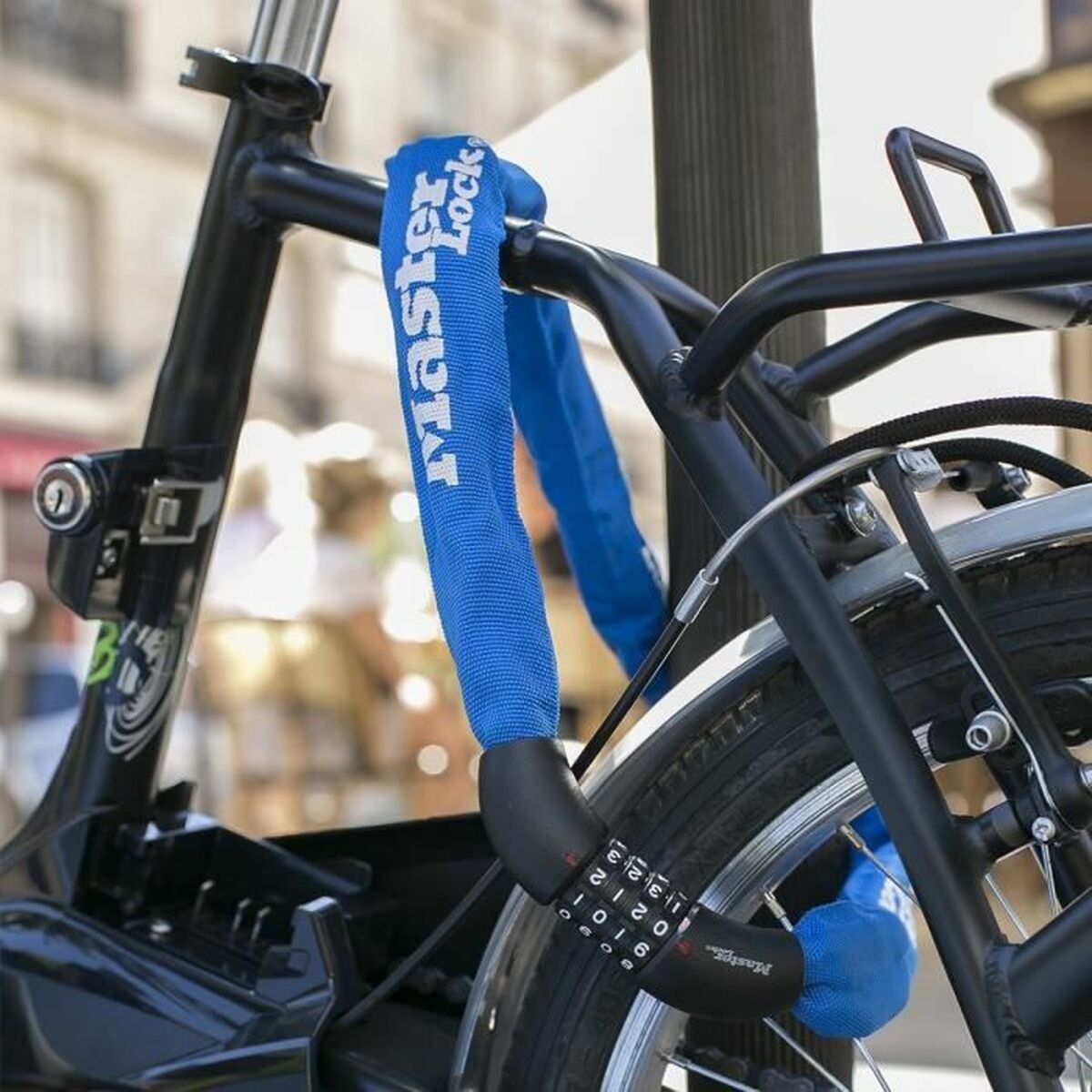 Lacăt cu cheie Master Lock Albastru - Sport și în aer liber, Ciclism