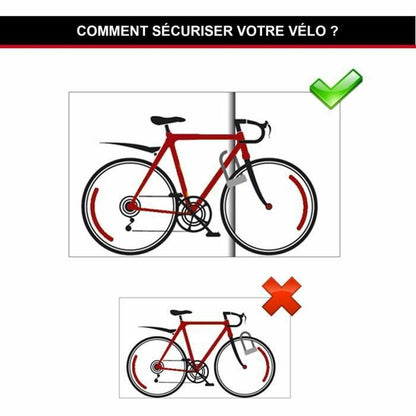 Lacăt cu cheie Master Lock Roșu - Sport și în aer liber, Ciclism