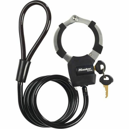 Cablu cu lacăt Master Lock Negru - Sport și în aer liber, Ciclism