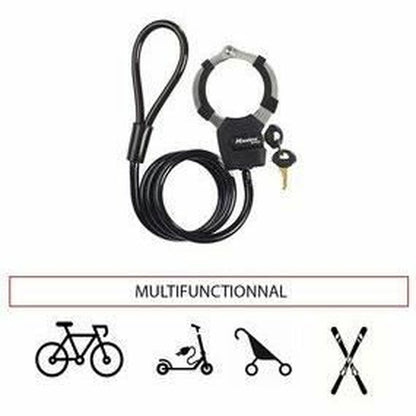 Cablu cu lacăt Master Lock Negru - Sport și în aer liber, Ciclism