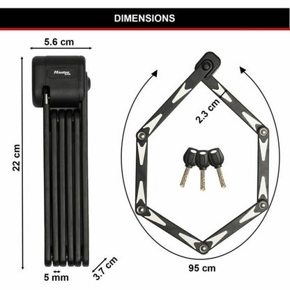 Lacăt cu cheie Master Lock - Sport și în aer liber, Ciclism