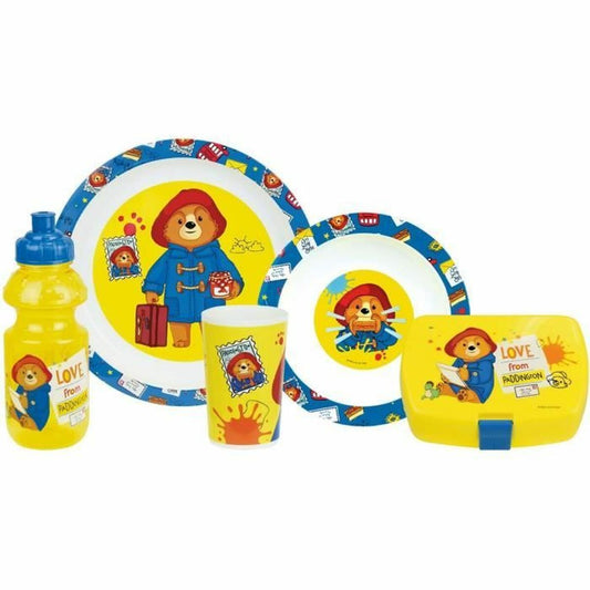 Set de veselă pentru copii Fun House PADDINGTON Multicolor 5 Piese - Acasă și bucătărie, Tacâmuri, veselă și sticlărie