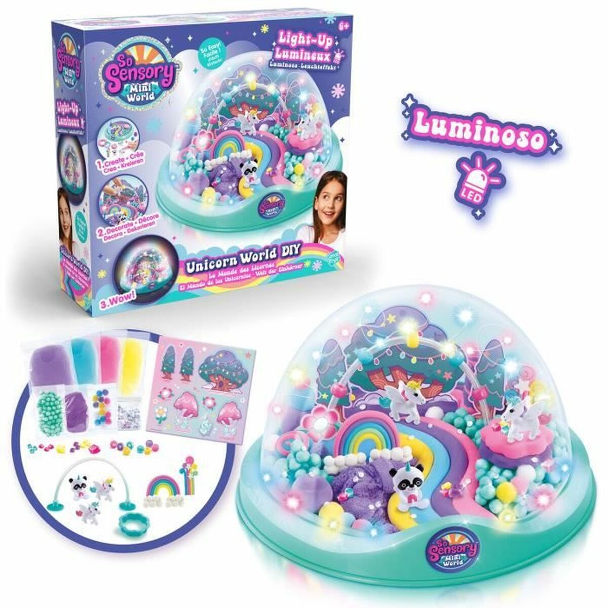 Joc de Plastilină Canal Toys So Sensory Mini World Violet - Jucarii si jocuri, Activități creative