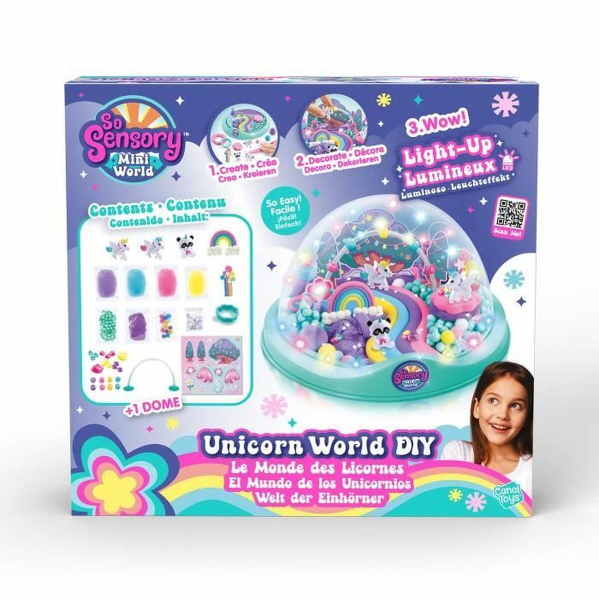 Joc de Plastilină Canal Toys So Sensory Mini World Violet - Jucarii si jocuri, Activități creative