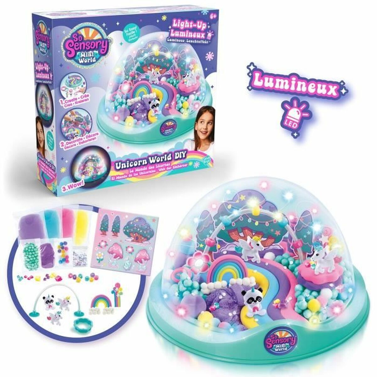 Joc de Plastilină Canal Toys So Sensory Mini World Violet - Jucarii si jocuri, Activități creative