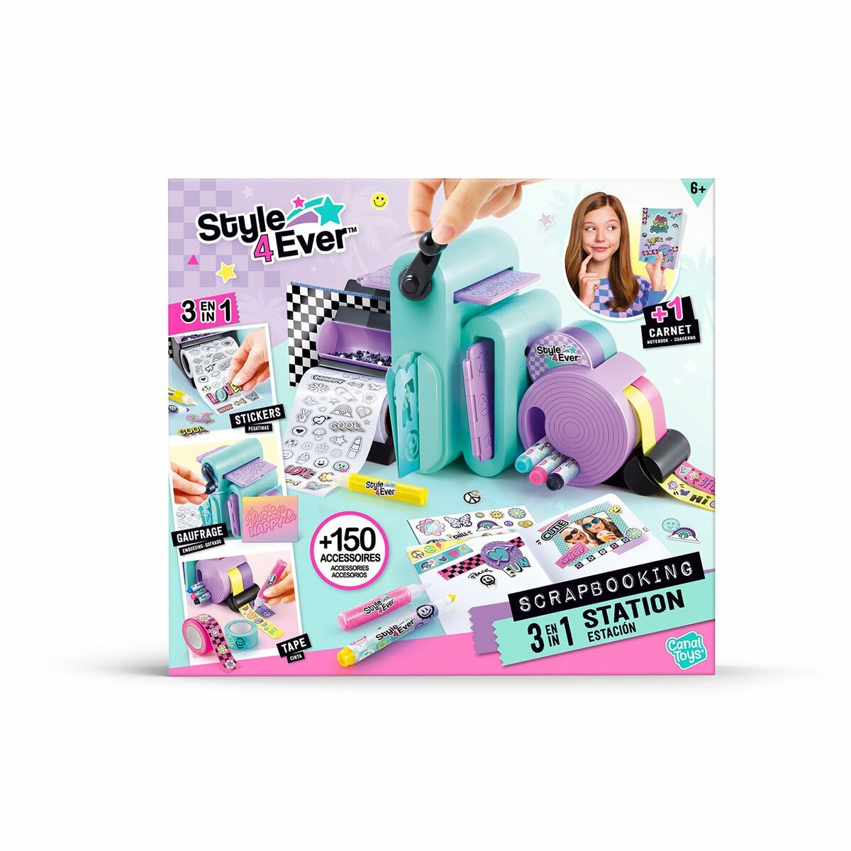Set de Lucru Manual Canal Toys Scrapbooking 34 x 8 x 31 cm - Jucarii si jocuri, Jocuri și accesorii