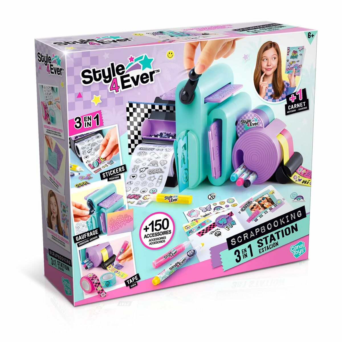 Set de Lucru Manual Canal Toys Scrapbooking 34 x 8 x 31 cm - Jucarii si jocuri, Jocuri și accesorii