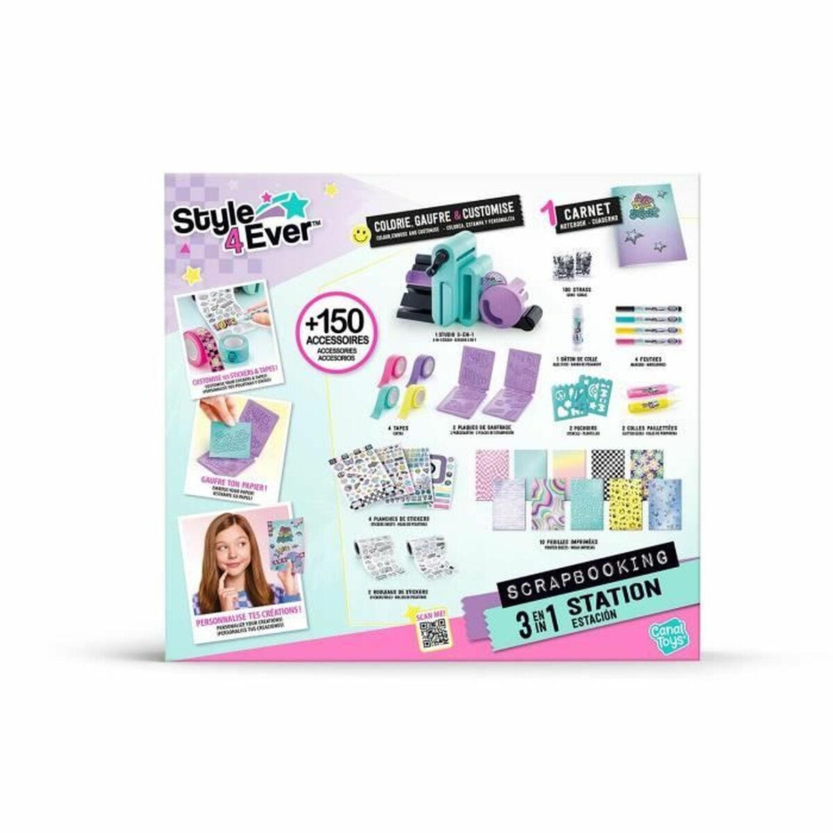 Set de Lucru Manual Canal Toys Scrapbooking 34 x 8 x 31 cm - Jucarii si jocuri, Jocuri și accesorii
