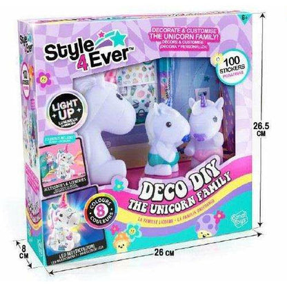 Unicorn Luminos Canal Toys Style 4 Ever Alb Multicolor - Jucarii si jocuri, Activități creative